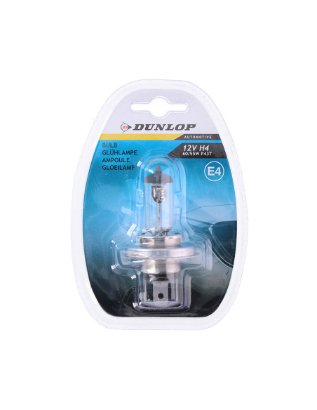 ampoule voiture 12v h4 60/55w dunlop
