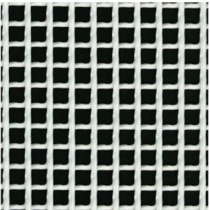 Grillage plastique maille carrée h 1 x l 3 m blanc 5 x 5