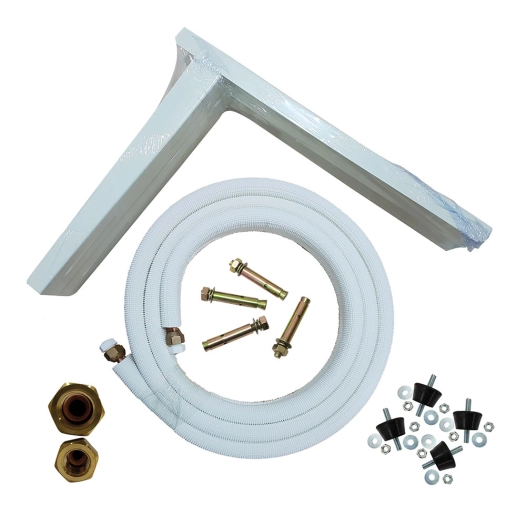 kit de montage mural aa, tube+attaches+blocs silencieux+vis htw-sk3m1438-est2 htw