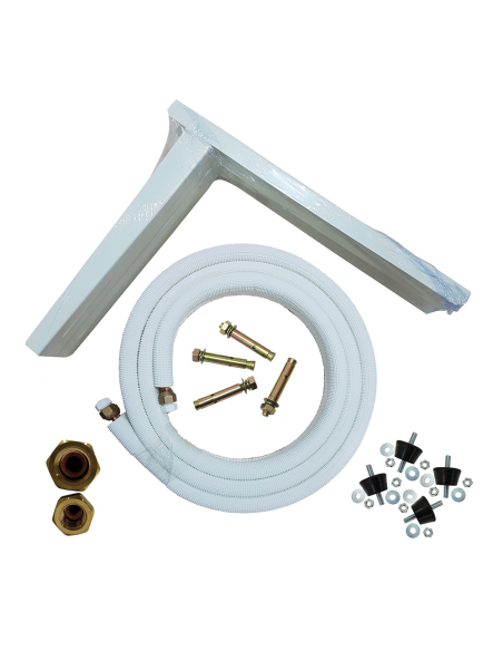kit de montage mural aa, tube+attaches+blocs silencieux+vis htw-sk3m1438-est2 htw