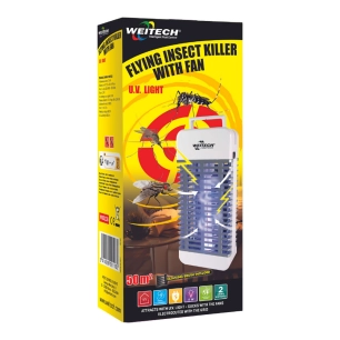 exterminateur d'insectes avec lumière uv et aspirateur weitech