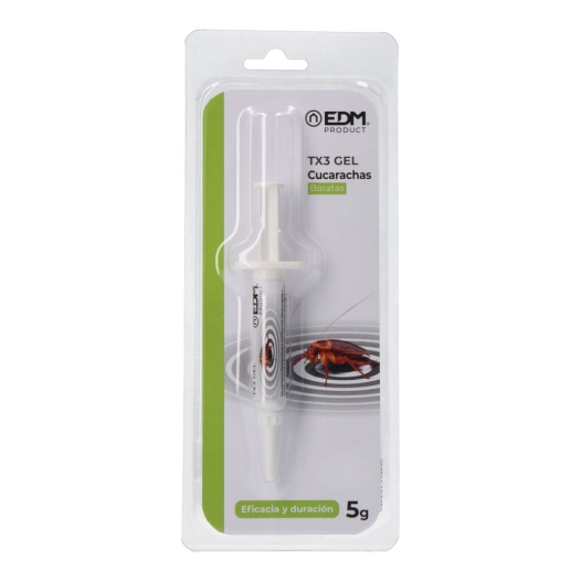 12 s.of seringue gel tx3 anti- cafards 5g. edm