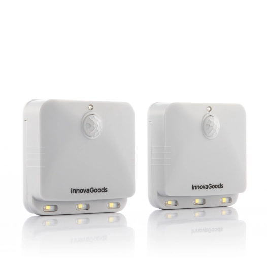 ensemble 2 lumière led uni avec capteur de mouvement. innovabiens