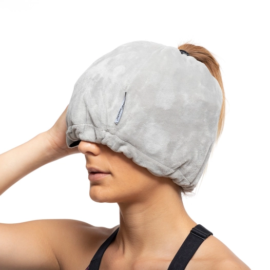 gélule de gel hawfron pour les migraines et la relaxation, gris. innovabiens