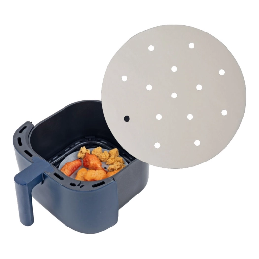 2 pack 100 papier cuisson pour friteuse à air ø17cm edm