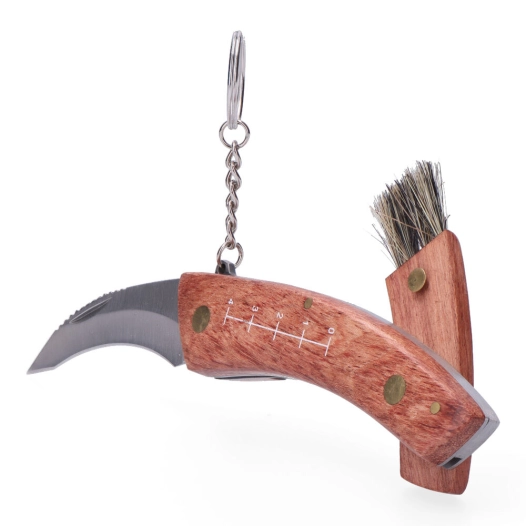 5 couteau de cueillette de champignons avec brosse, serie irati. edm