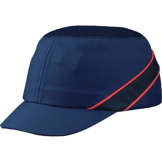 casquette anti heurt bleu/oran