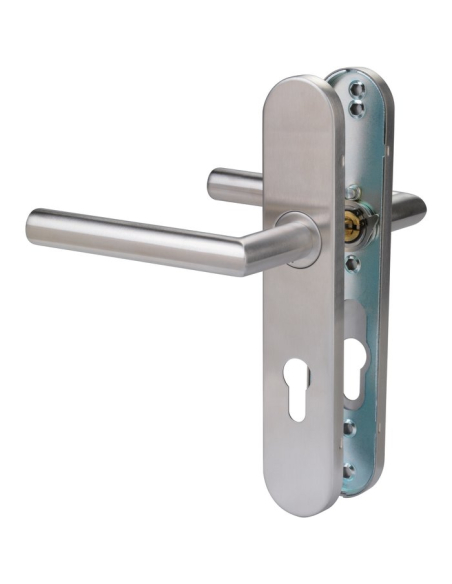 ens s/ plaque inox v19 cle i