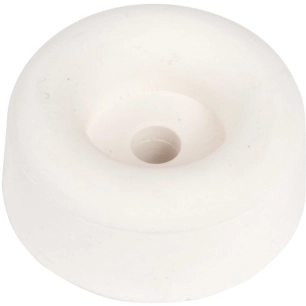 butoir sol caout.blanc d 23mm