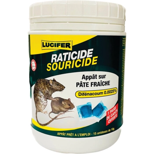 raticide souricide0,0025% 150g