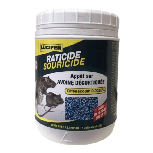 raticide souricide0,0025% 140g