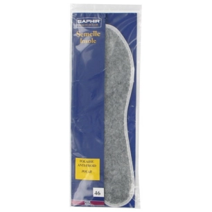 semelle fibre polaire isolante thermoforme taille 42 saphir - saphir