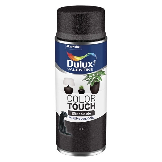 Aérosol Color Touch effet sablé noir 400ml - DULUX VALENTINE
