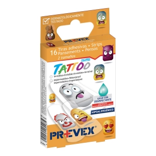 4 plâtres pour enfants 16u effet tatto