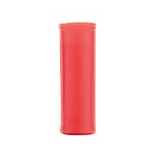 6 bougie plastifiée rouge pour décédé ø55x150mm