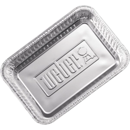 12 petites barquettes en aluminium weber - 10 pieces