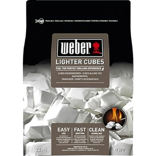 4 cube allume-feux blancs - boite de 22 cubes