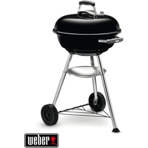 barbecue charbon de bois compact charcoal grill 47 cm black