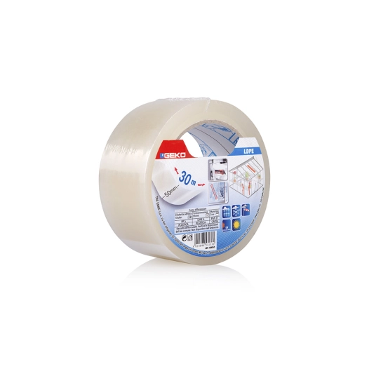 2 ruban adhésif transparent 30m, ldpe.