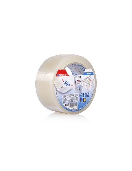 2 ruban adhésif transparent 30m, ldpe.