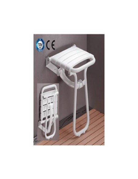 Siège de douche escamotable à béquille PELLET 047630 