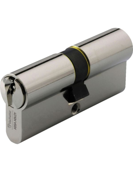 cylindre profile serie eco nickele double 30 x 70 mm - 3 cles