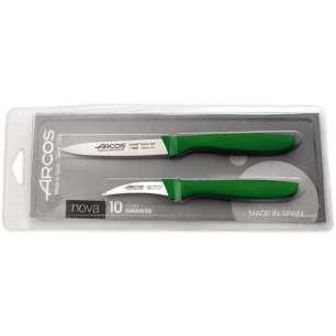 couteaux office set de 2 nova verts