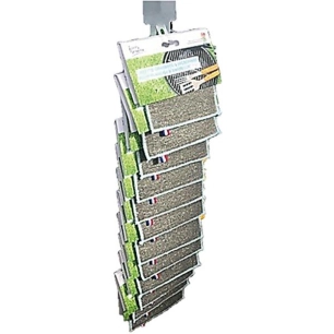 lavette microfibre et laine d'acier cross x12 ref 510100r (gencod produit seul: