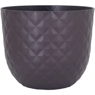 pot havana tropical diam. 20 cm - gris boue