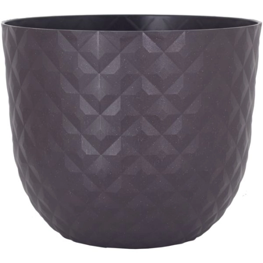 pot havana tropical diam. 30 cm - gris boue