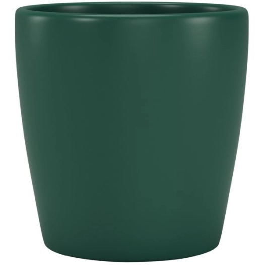 pot ceramique thalia diam. 14 cm -vert fonce