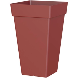 pot capri carre haut 50cm blanc