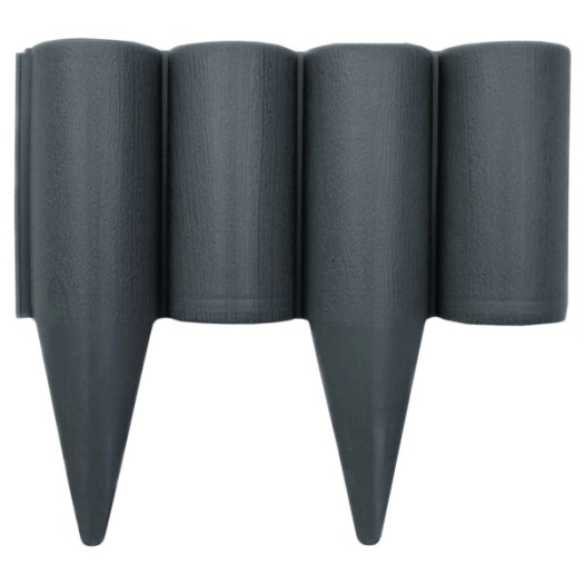 bordure rondin chocolat long 25 cm haut 12,5 cm epaisseur 3 cm