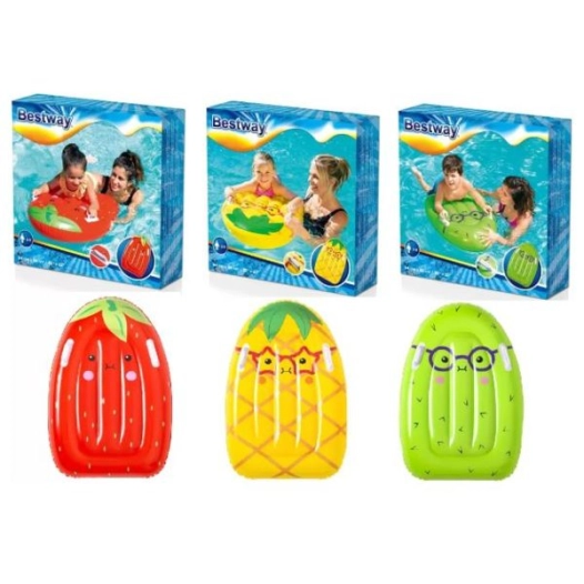planche gonflable body board silly summer 84 x 56 cm, 3 modeles assortis.