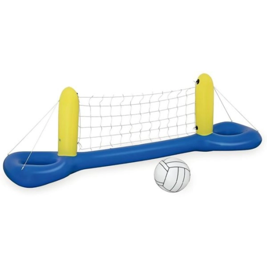 filet flottant de volley-ball avec ballon 244 x 64 x 76 cm