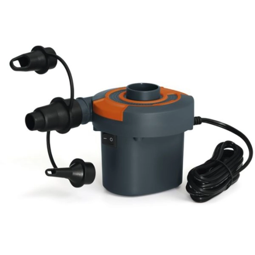 pompe a air electrique sidewinder branchement secteur et allume-cigares 490 l/mn