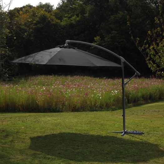 parasol deporte diam. 3 m toile bleue