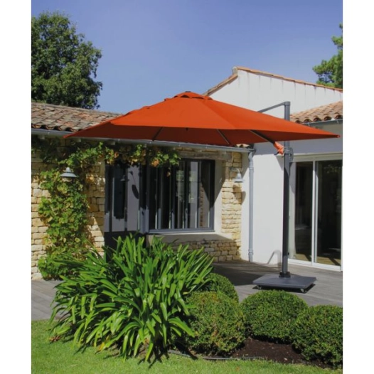 Parasol Carre Roma 3x3 M Toile – 3x3 M – Paprika