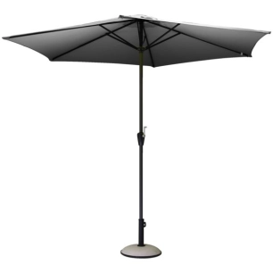 parasol rond tilt diam. 3 m toile bleue