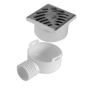 siphon vert 40/50 grille inox