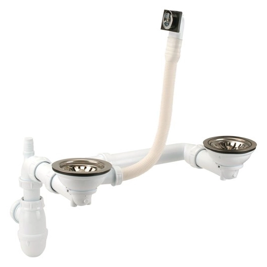 vidage evier 2 bacs diametre