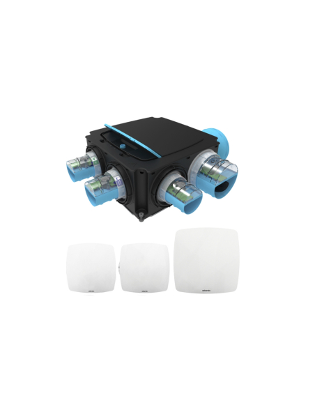 Kit VMC Hygrogenius Flex - Simple flux hygroréglable - ATLANTIC