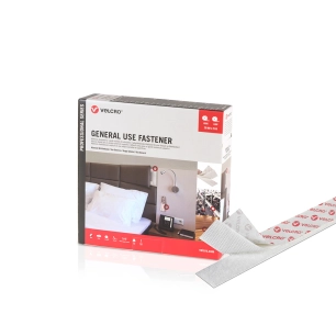 ruban adhésif à boucle et crochet, blanc, 20mm x 25m