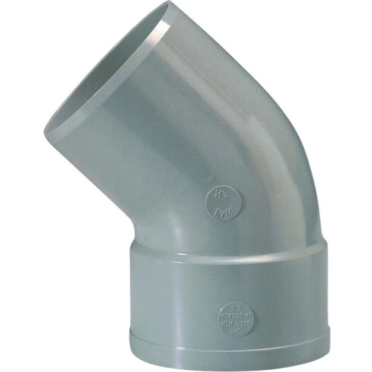 coude pvc 45° mf 100