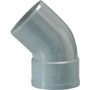 coude pvc 45° mf 125