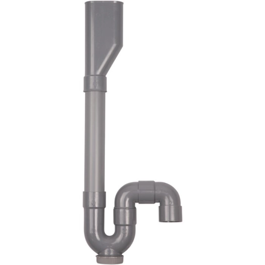 siphon m.a.l.dble vert. pvc