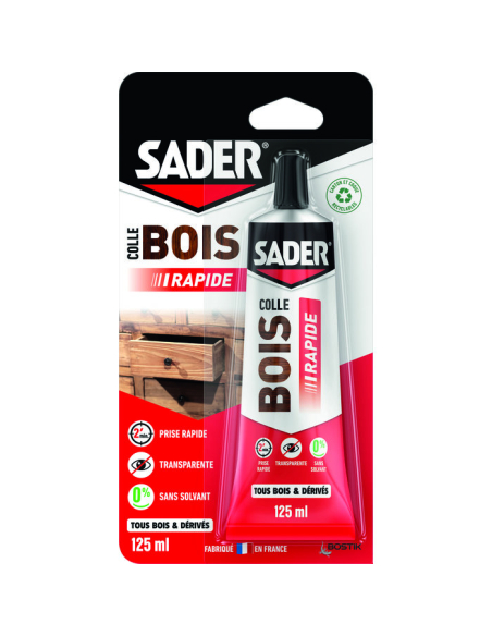 colle bois rapid blister 125ml