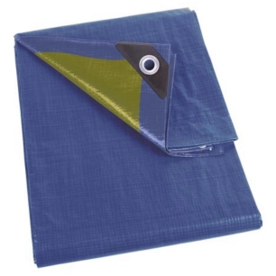 bâche - bleu/vert - standard - 5 x 8 m
