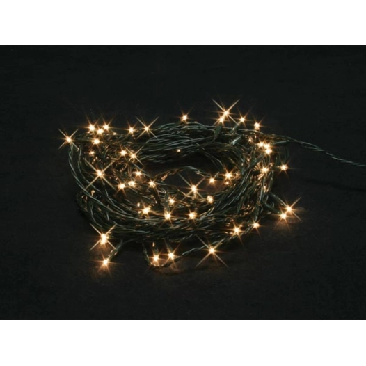 burstlight led - 20 m - 220 led (44 clignotantes) - blanc - câble vert - 24 v