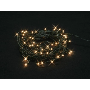 burstlight led - 20 m - 220 led (44 clignotantes) - blanc - câble vert - 24 v